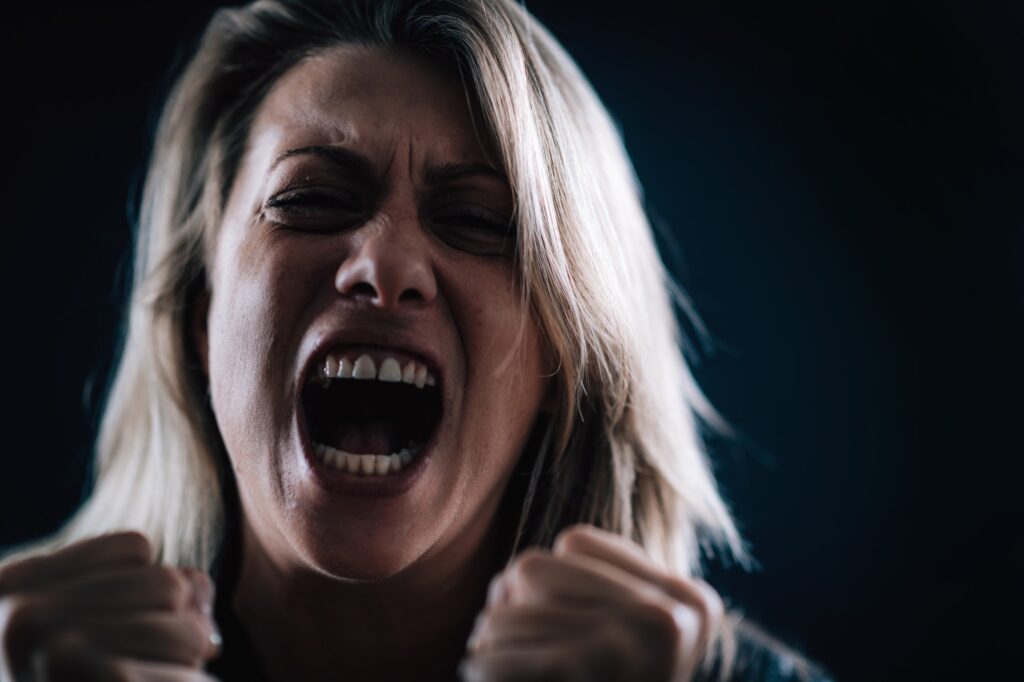 Anger Management Subject – Close-up image of clenched fists